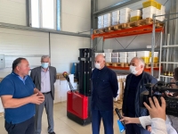 Аслан Бжания посетил РУП «Абхазмёд» в селе Кындыг Очамчырского района
